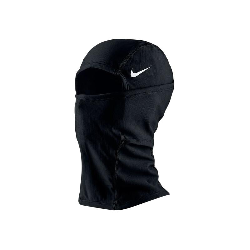 Nike Pro THERMA-FIT Hyperwarm Hood Black/White Ski Mask - Authentic Backlava Winter Gear for Enhanced Performance Dri-Fit Convertible Hood Mask