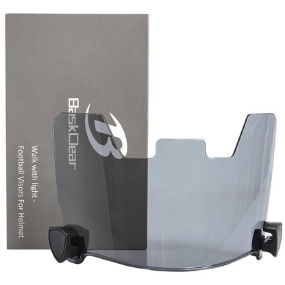 Clear Football Visor - Football Visors for Helmet - Football Helmet Visor Fits Adult & Youth Football Helmets - Anti-Fog, Scratch Resistant Clear Visor Football Face Shield