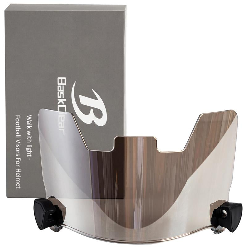 Clear Football Visor - Football Visors for Helmet - Football Helmet Visor Fits Adult & Youth Football Helmets - Anti-Fog, Scratch Resistant Clear Visor Football Face Shield