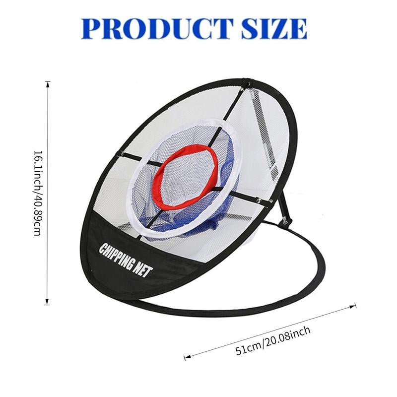 Golf Practice Net with Three-Layer Chipping Net Set, Portable Golf Target for Precision and Swing Training, Essential Golf Training Equipment, Golf Accessories