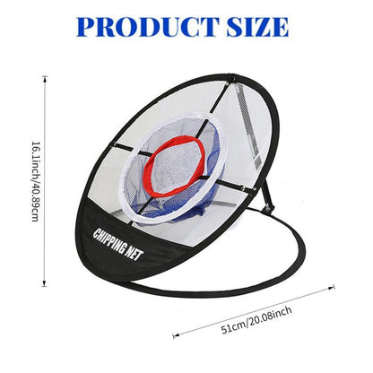Golf Practice Net with Three-Layer Chipping Net Set, Portable Golf Target for Precision and Swing Training, Essential Golf Training Equipment, Golf Accessories