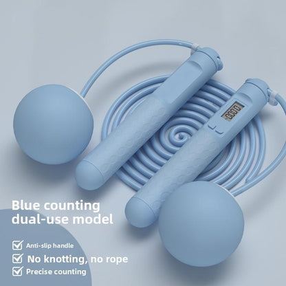 Skipping Rope with Counter 2025 New Cordless Jump Rope Smart Weighted Jump Rope Intelligent Adjustable Digital Timer Calorie Burned Counting Jumprope with LCD Display Unbreakable Handle Tiktokshop Blackfriday Home Workout Equipment