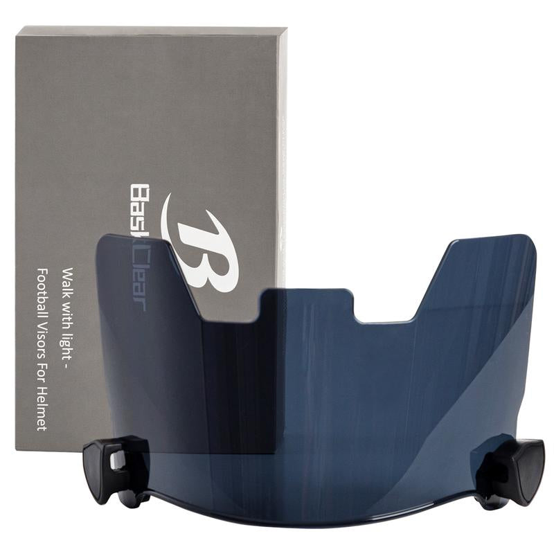 Clear Football Visor - Football Visors for Helmet - Football Helmet Visor Fits Adult & Youth Football Helmets - Anti-Fog, Scratch Resistant Clear Visor Football Face Shield