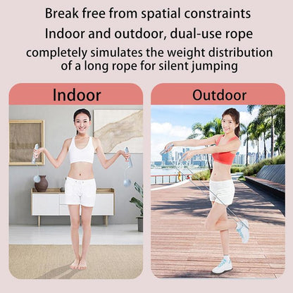 Skipping Rope with Counter 2025 New Cordless Jump Rope Smart Weighted Jump Rope Intelligent Adjustable Digital Timer Calorie Burned Counting Jumprope with LCD Display Unbreakable Handle Tiktokshop Blackfriday Home Workout Equipment