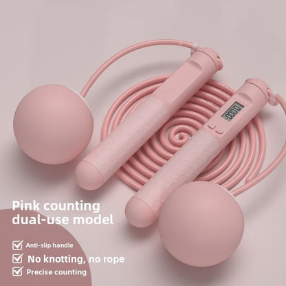 Skipping Rope with Counter 2025 New Cordless Jump Rope Smart Weighted Jump Rope Intelligent Adjustable Digital Timer Calorie Burned Counting Jumprope with LCD Display Unbreakable Handle Tiktokshop Blackfriday Home Workout Equipment