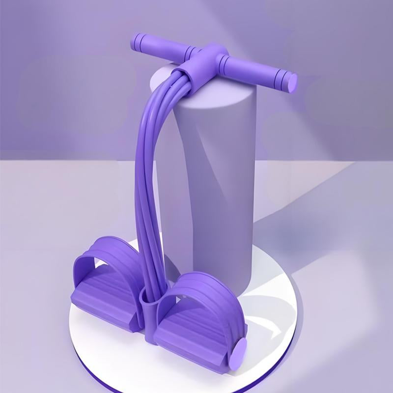 Multifunction Pedal Resistance Trainer with 6 Tubes – Stronger Resistance for Effective Training, Portable Foot Pedal Exerciser for Full-Body Home Workout, Stretching & Fitness Training