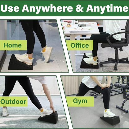 Squat Wedge Blocks, 3 Counts Non-Slip Incline Boards, Foot Wedge Foam Incline Boards, Leg Extensions for Home Workouts, Calf Stretch, Heel Squats, Yoga Equipment
