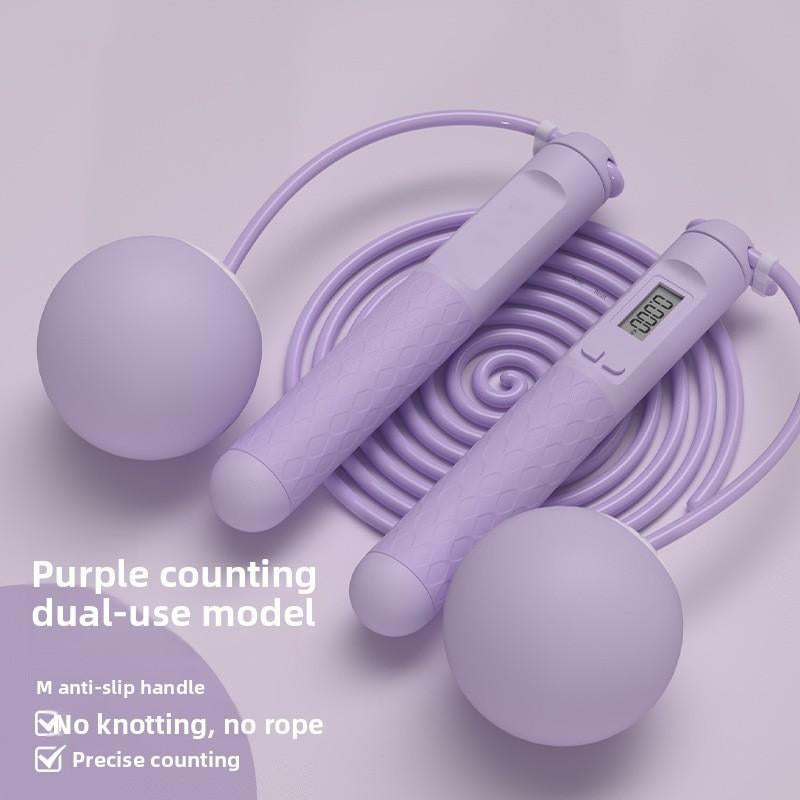 Skipping Rope with Counter 2025 New Cordless Jump Rope Smart Weighted Jump Rope Intelligent Adjustable Digital Timer Calorie Burned Counting Jumprope with LCD Display Unbreakable Handle Tiktokshop Blackfriday Home Workout Equipment
