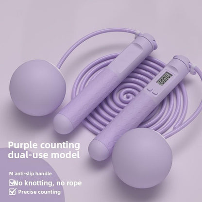 Skipping Rope with Counter 2025 New Cordless Jump Rope Smart Weighted Jump Rope Intelligent Adjustable Digital Timer Calorie Burned Counting Jumprope with LCD Display Unbreakable Handle Tiktokshop Blackfriday Home Workout Equipment